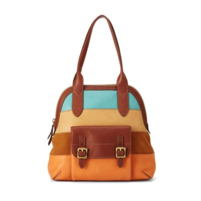 Buy fossil handbags - Fossil Tate Dome Satchel Handbag