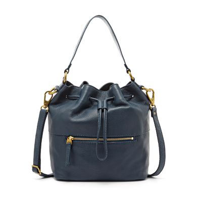 Fossil Vickery Drawstring Satchel Zb6450928 Handbag