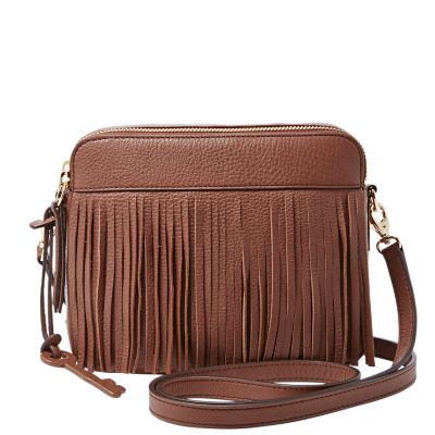 Fossil Sydney Fringe Crossbody Zb6707200 Handbag