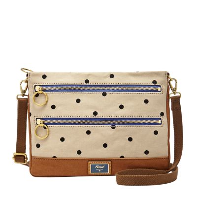 Fossil Passport Top Zip Zb6761250 Handbag