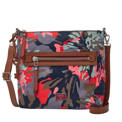 Fossil Dawson Top Zip Crossbody Zb6838452 Handbag