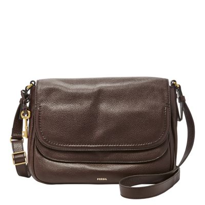 Fossil Peyton Large Double Flap Crossbody Zb6841603 Handbag