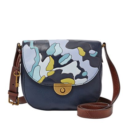 Fossil Emi Saddle Bag Zb6852403 Handbag