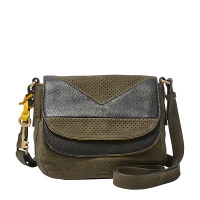 Fossil Peyton Double Flap Crossbody Zb6891386 Handbag