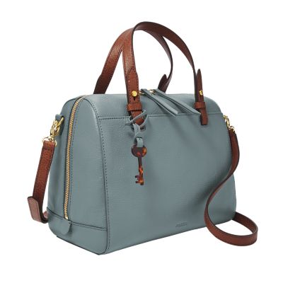 fossil rachel leather satchel