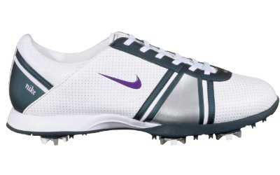 Nike Women's Air Dormie II Golf Shoe - White/Purple/Charcoal