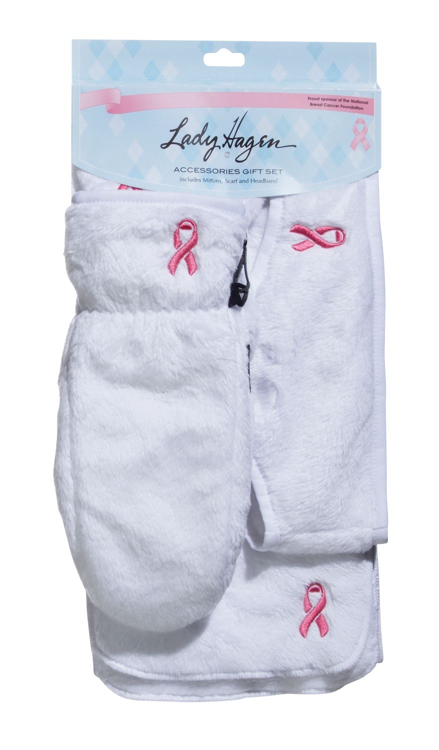 Lady Hagen Pink Ribbon Women's Accessories Gift Set