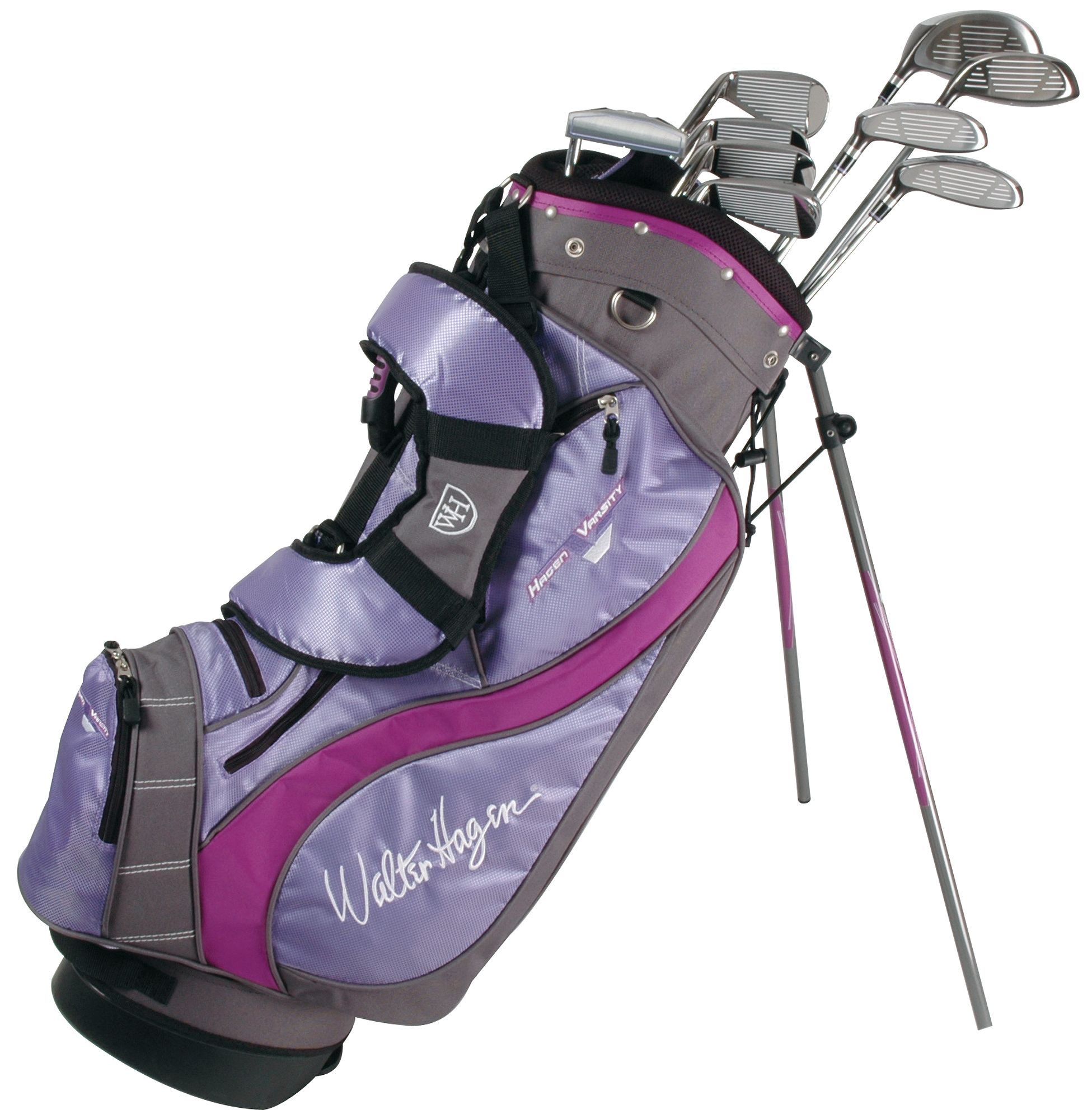 Walter store Hagen kid junior golf set woods irons bag Tour Jr putter 51-57” tall 9-12