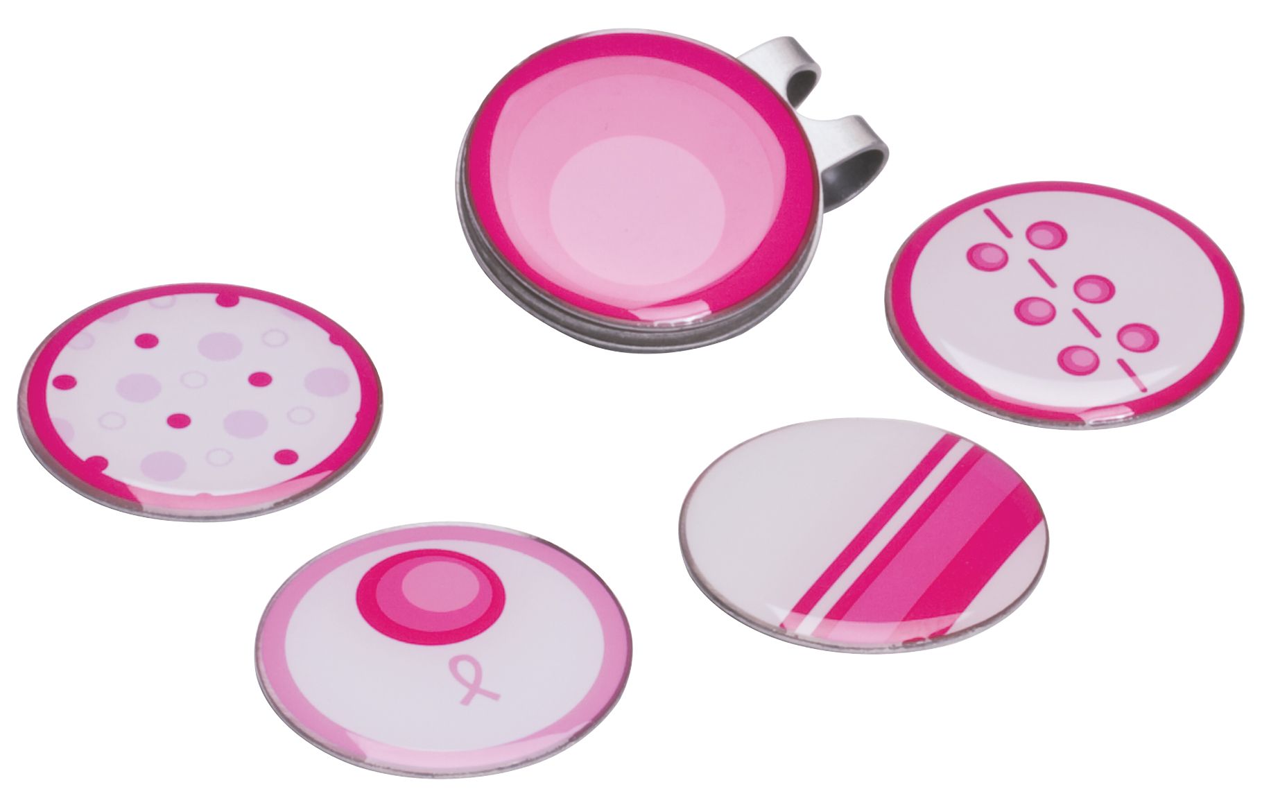 kali Golf Pink Visor Clip 5 Pack