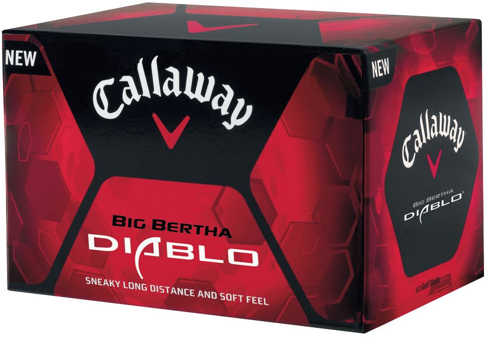 Callaway Golf Big Bertha Diablo 12 Pack Golf Balls