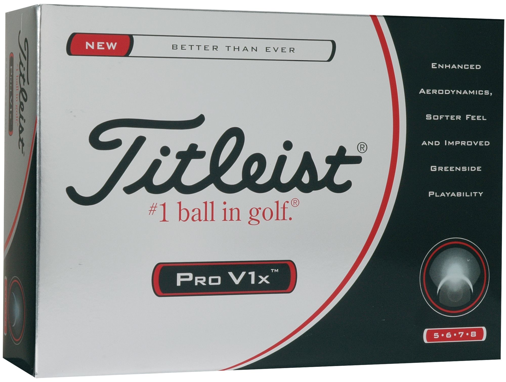 Titleist High Number Pro-V1X 12 Pack Golf Balls