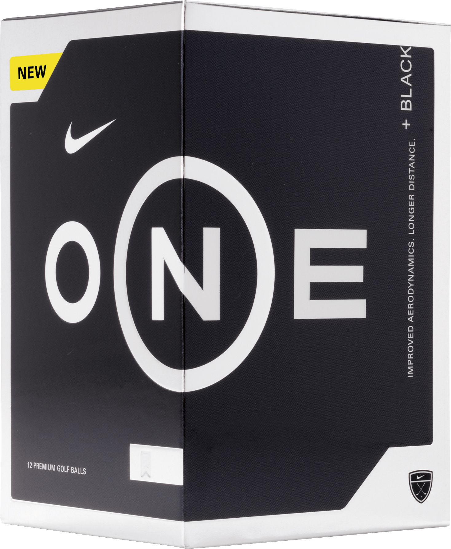 Nike Golf One + Black 12 Pack Golf Balls