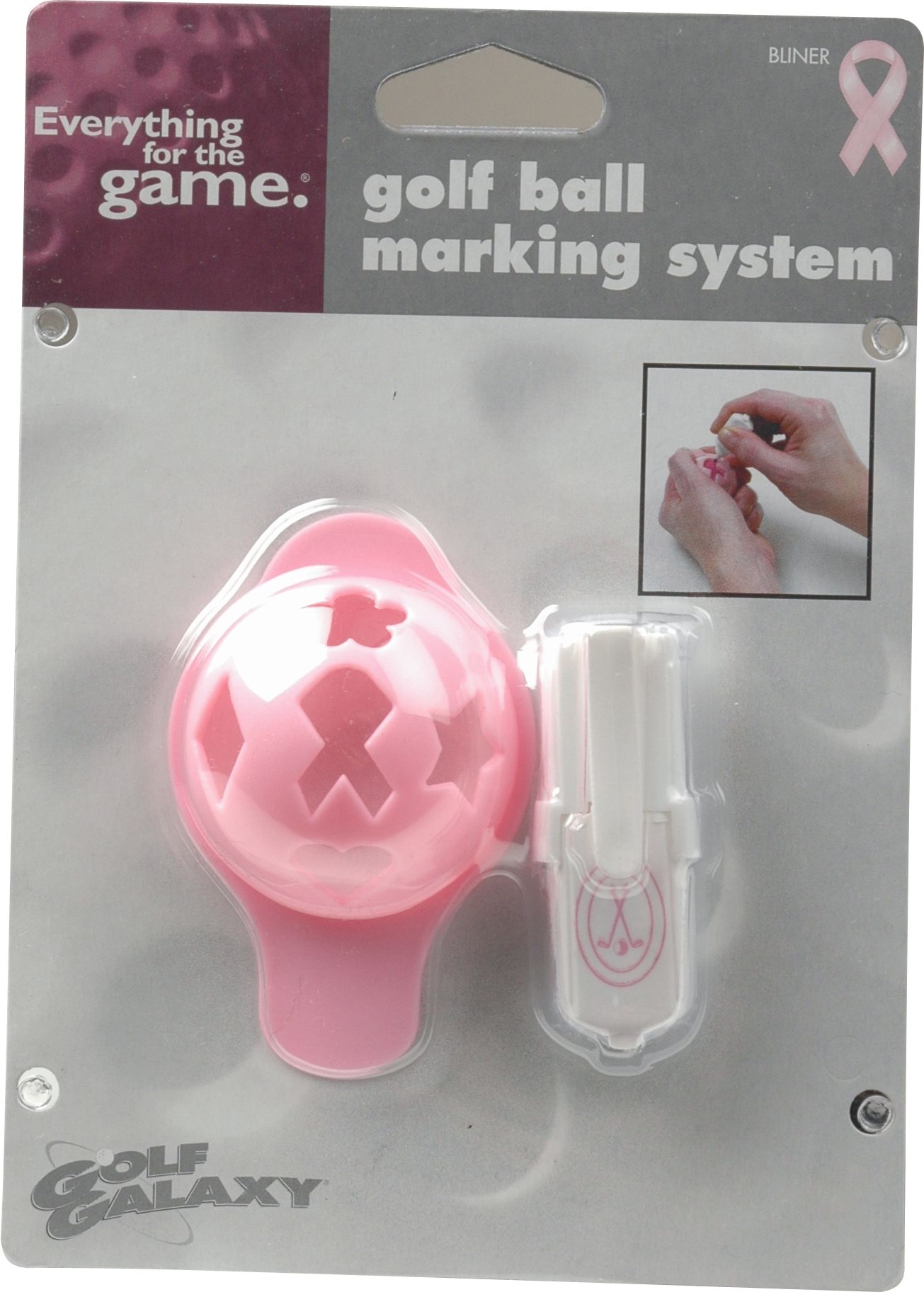 Golf Galaxy Pink Ribbon Ball Marking System