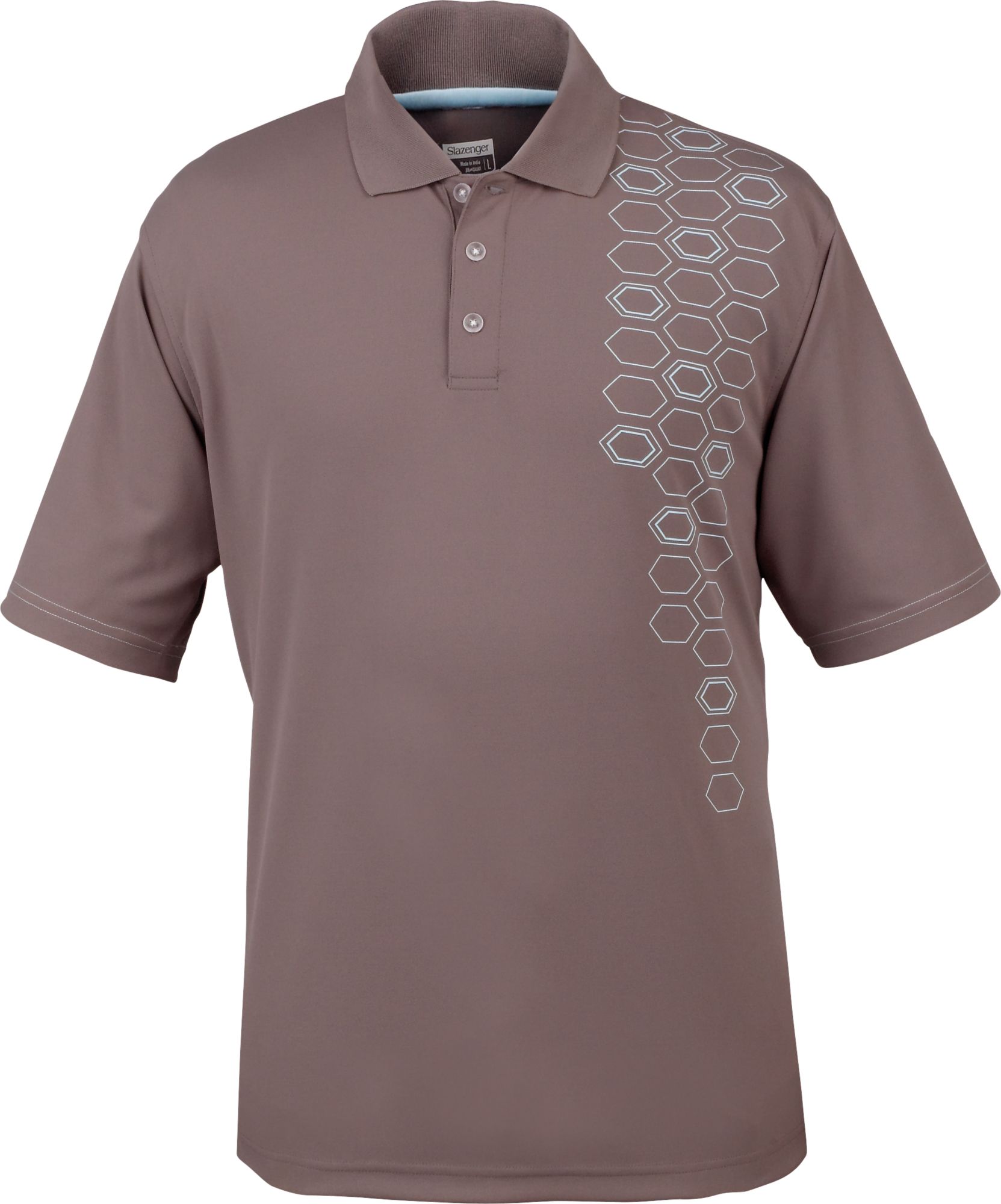 Slazenger Men's Hexagon Print Polo