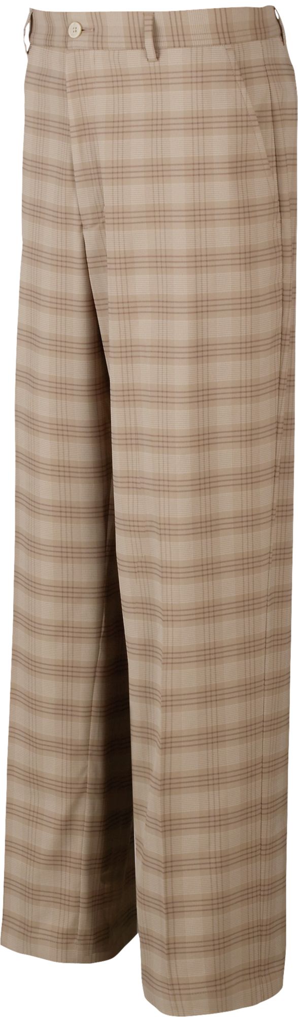 Slazenger Men's Flat Front Newcastle Plaid Pant