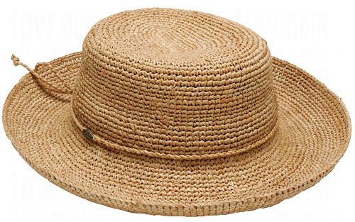 Dorfman Pacific Ladies Crocheted Raffia Hat