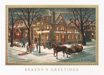 corporate christmas cards, business holiday cards