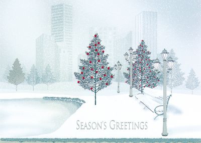 christmas cards, corporate holiday cards