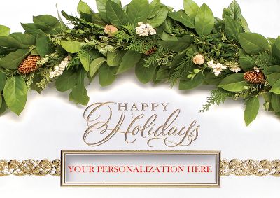 personalized holiday cards, corporate christmas cards