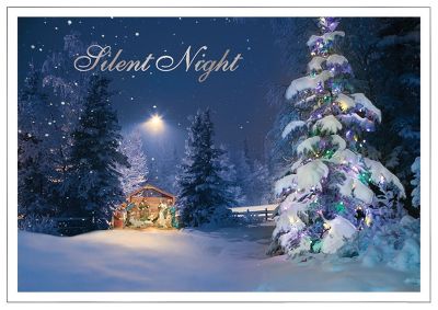 Silent Night Snowy Nativity