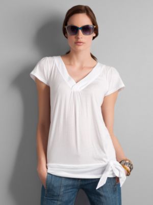 City Style Drawstring Hem Tunic