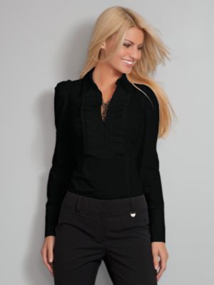 City Stretch Shirt - Pleated Bib