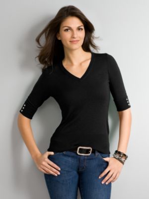 City Style V-Neck Sweater