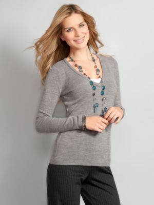 V Neck Sweater