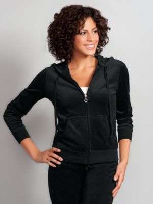 ComfortZone Velour Zip Hoodie Jacket