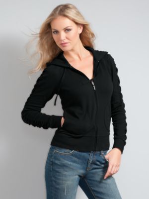 Blue Flannel Ruched, Graphite Heather Grey Ruched