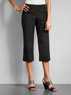 City Stretch Sailor Cuffed Crop Pants