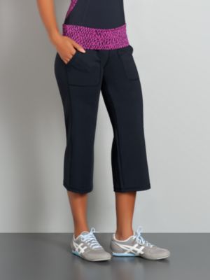 InMotion Foldover Waist Crop Pants