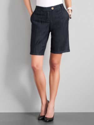 City Style Denim Bermuda