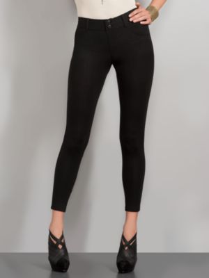 ComfortZone Two Button Solid Leggings