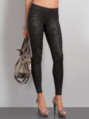 New York  & Company - Streetwear - Streetwear Leopard Print Leggings
