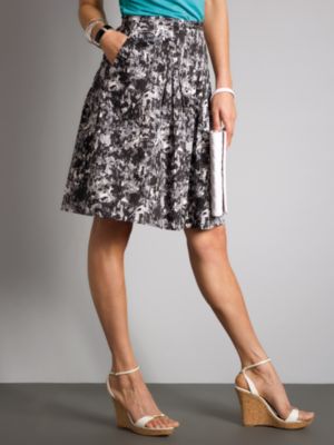 City Style Pleated Skirt - Pattern