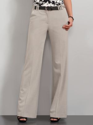 Mystic Ecru Crosshatch Pants