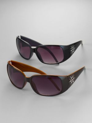 Sunglasses: City Style Sparkle Snowflake Sunglasses