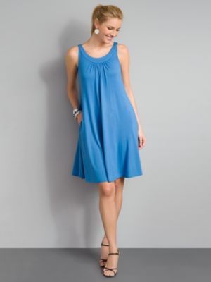 City Style Scoop Neck Dress