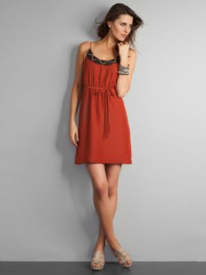 New York & Company: City Style Bead Trim Dress