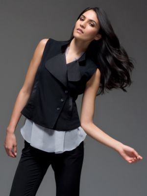 NY&amp;C Red Label Double Breasted Vest