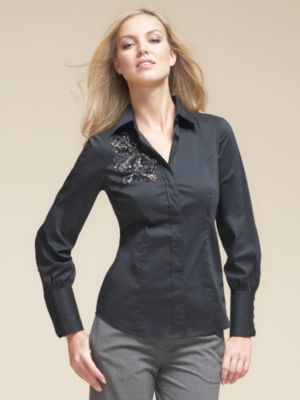NY&amp;C Red Label Embellished Shirt