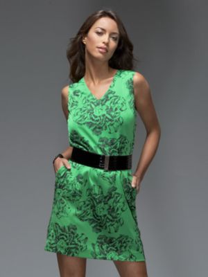 NY&C Collection: Collection Fantasy Blossom Shift Dress 
