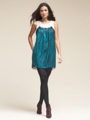 NY&amp;C Red Label Sleeveless Lace Dress