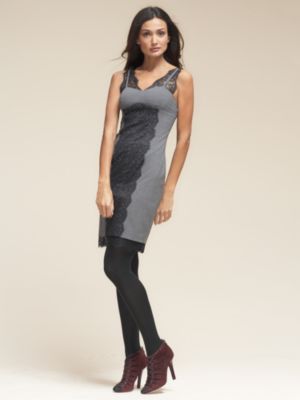 NY&amp;C Red Label Lace Trim Sheath Dress