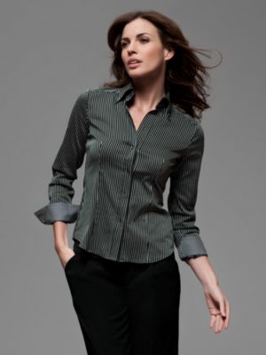 The NY&amp;C Manhattan Shirt - Wide Stripe