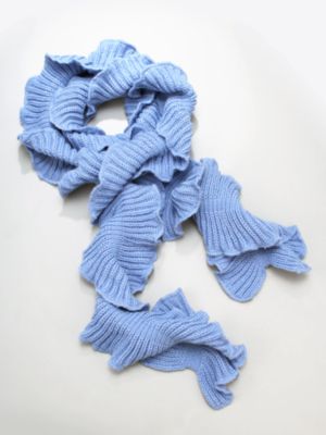 Women's Ruffle Knit Scarf by New York & Company