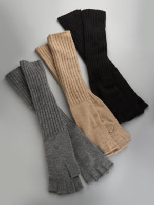 Fingerless Knit Gloves