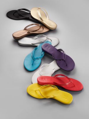 City Style Double Strap Flip Flops