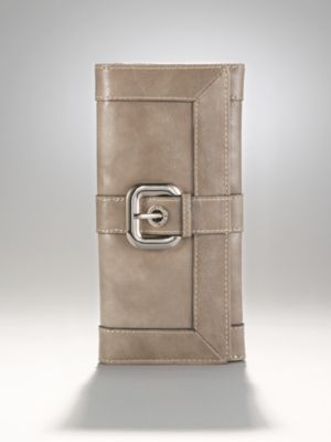 New York and Company. New York & Company Women's City Style Buckle Wallet -